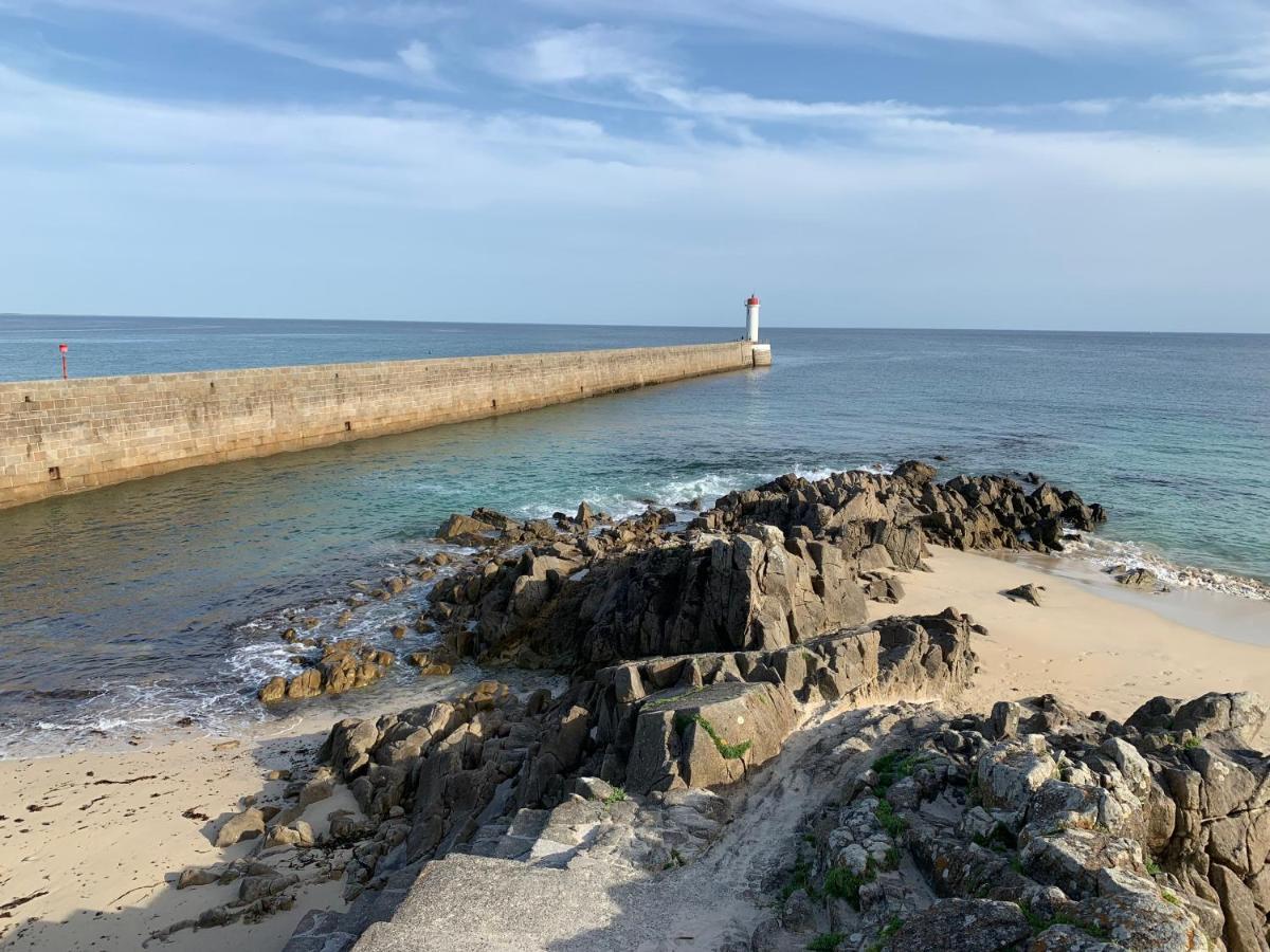 Duplex Vue Mer - Plage A 100M- 4 Lits - Parking Sous Sol Audierne Bagian luar foto