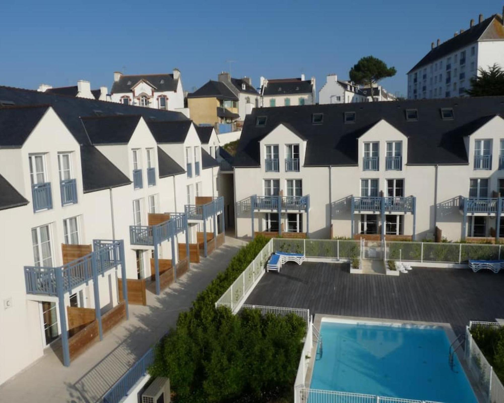 Duplex Vue Mer - Plage A 100M- 4 Lits - Parking Sous Sol Audierne Bagian luar foto